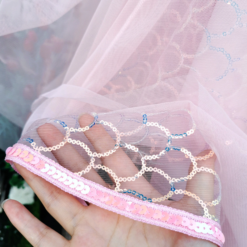 香芋紫半身裙秋冬中长款a字梨形身材显瘦高级感裙子蓝色亮片纱裙