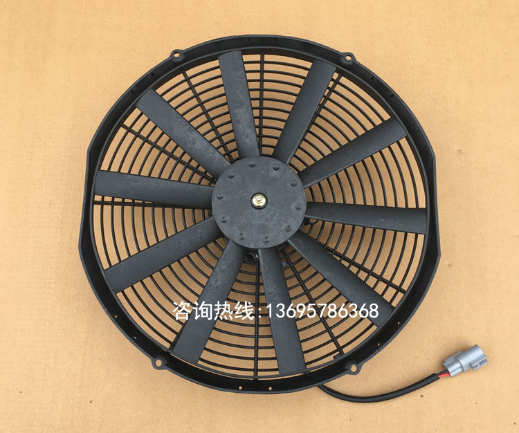 适用徐工摊铺机电子扇液压油散热器风扇罐车搅拌车压路机风扇包邮