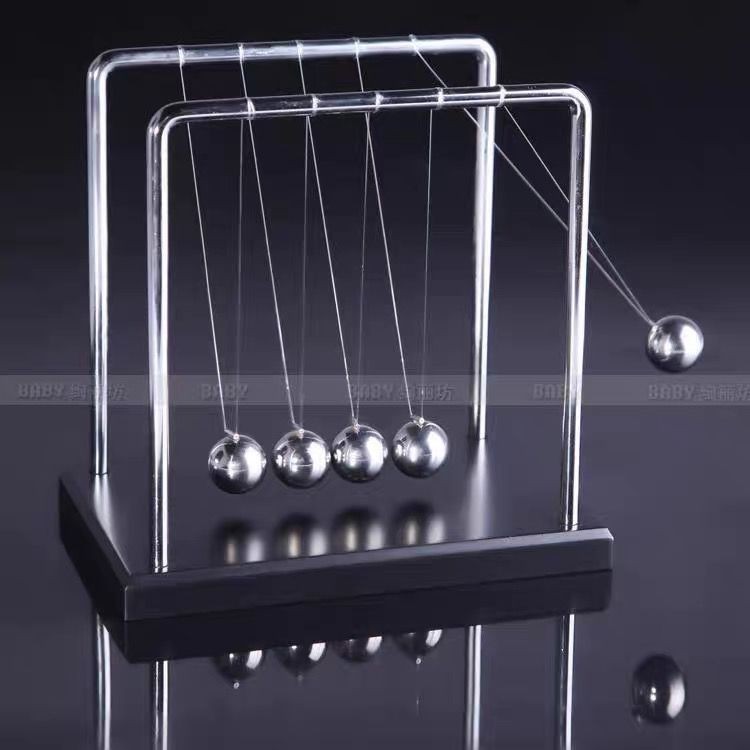 牛顿摆球不永动金属办公室减压创意简约现代家居桌面装饰品小摆件