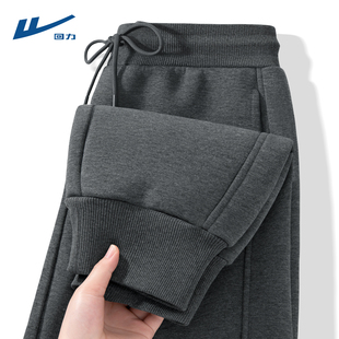 回力深灰色裤子男款春秋2026新款潮牌宽松青少年束脚运动裤男士D