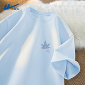 男款 衣服男士 夏季 回力纯棉短袖 2026新款 青少年男装 半袖 t恤男生夏D