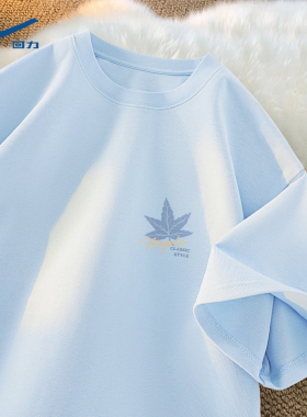 回力纯棉短袖男款夏季2025新款青少年男装衣服男士半袖t恤男生夏D