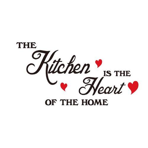极速Inspirational Quote Kitchen Wall Sticker Living Room Sel