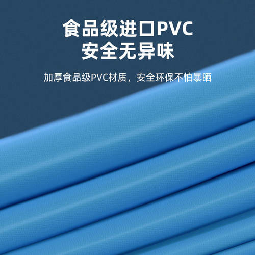 极速游泳池带滑梯家用阳台大人加厚滑滑梯儿童小型婴儿可折叠小孩