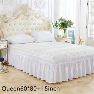 Queen Twin Sides Home Ruffles Hotel Elastic 极速Three
