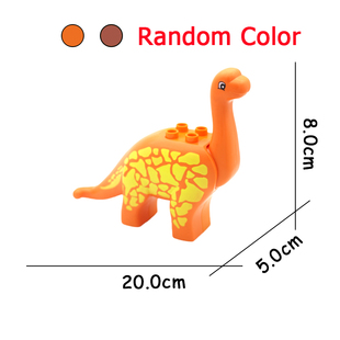Animals 极速Big Dinosaur DIY Ostrich Blocks Size Building