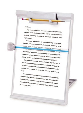 35 x 23cm Clip Typing Paper Holder Document Adjustable Copy
