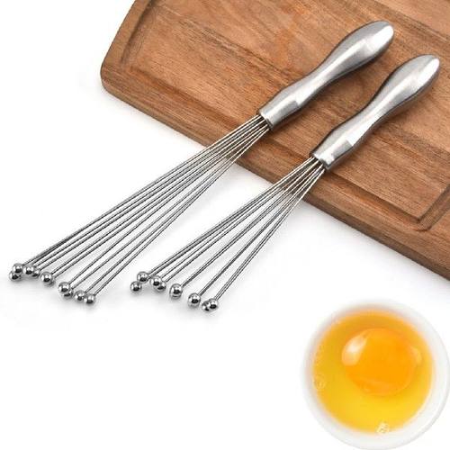 Stainless Steel Ball Whisk Rust-proof Bead Egg Whipper