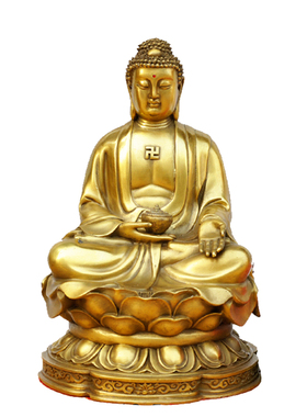 极速药师佛佛像纯铜如来佛三宝佛铜像聚财佛堂家用供奉客厅桌面摆
