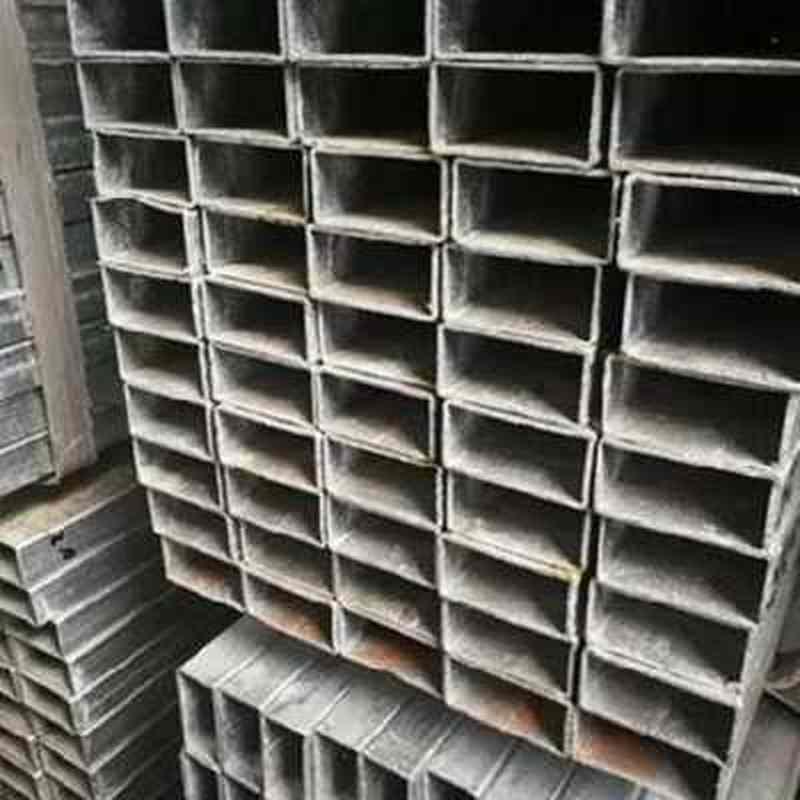 厂销新品管不锈钢管规格45o75方钢角铁镀B锌方管40×60套管1