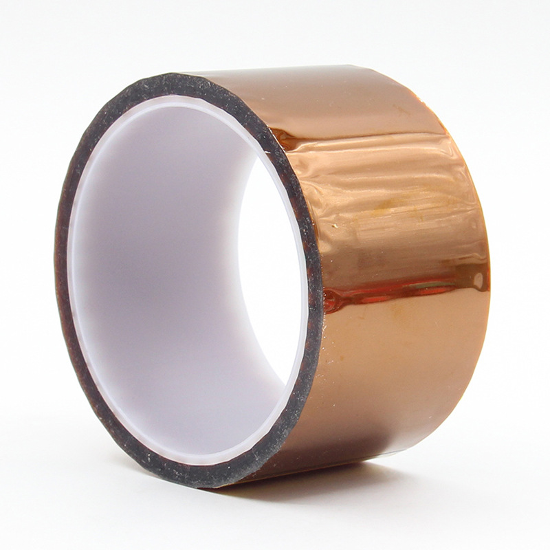 金手指高温胶带耐高温胶纸茶色耐高温保护绝缘隔热PI膜工业电子胶