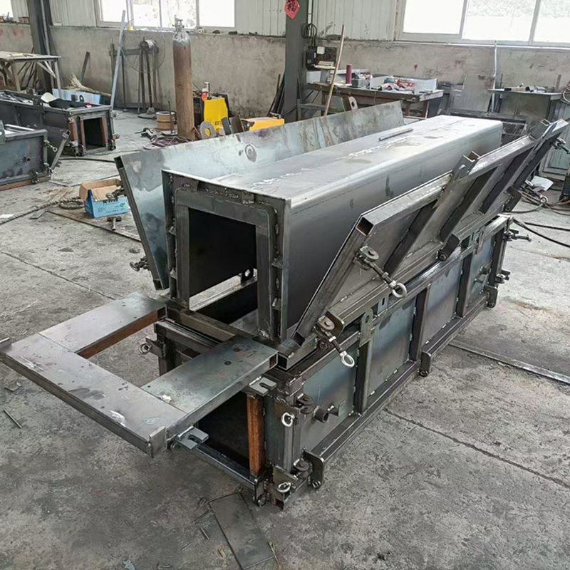 矩形水渠模具U型流水槽模具 预制灌溉水泥混凝土电缆排水沟钢模板