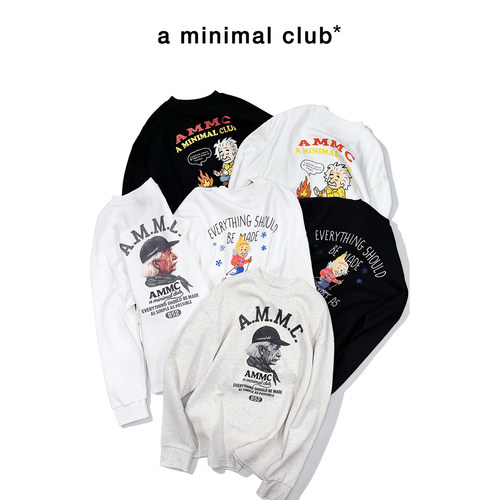 NPC潮牌a minimal club印花磨毛长袖远红外发热抑菌正品假一赔十