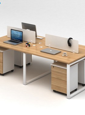 /4人位办公隔屏风断2工位办办公屏风桌BWY-1003隔断办公桌公家具