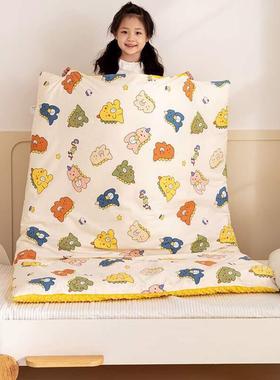 儿幼童豆豆被子冬被芯2025新款秋被儿园冬季厚婴LAN儿午睡加小盖