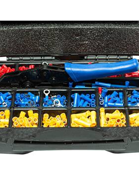 KAK跨境电商00cs/800pcs压线钳30p子J手提7箱套装冷压端组合工厂