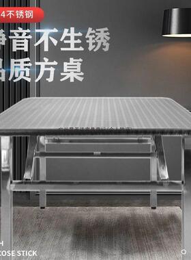 304不锈钢折桌便携式烤桌子叠户外摆摊烧简地al132.0摊夜市易餐桌
