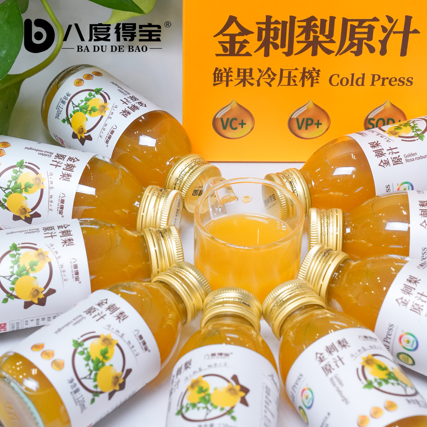 八度得宝金刺梨原汁新老用户回馈