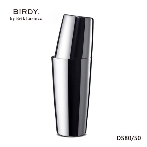 日本进口 BIRDY. Double Tin 波士顿摇酒壶 不锈钢调酒器DS80/50