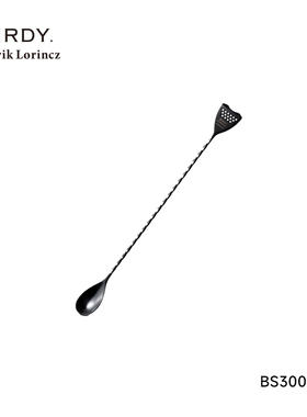 2024年新品 日本进口 BIRDY. Bar Spoon炭黑系列高级不锈钢吧勺BS