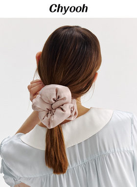 CHYOOH池攸22姆米桑蚕丝多肉发圈浪姐同款发圈发饰