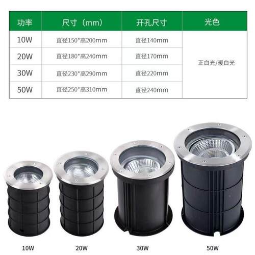 调角度地灯led户外嵌入式不锈钢防水圆ITU形CB埋地O灯广场埋投光