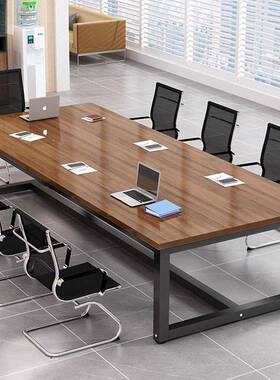 YAX写字楼桌工作大会议桌大板桌洽谈室办公室桌子长条桌工作台办