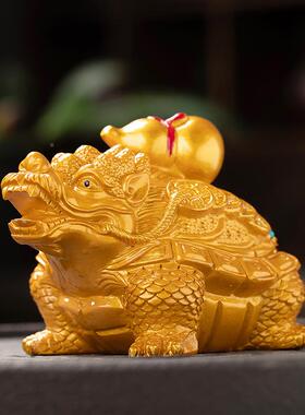 自产销禅意茶具CC-2630茶道变禄色自福龙龟茶台招摆件茶宠财小树