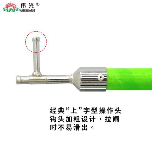 直扣式拉玻克缩璃钢令棒高伸压拉闸杆10KV绝缘拉闸杆接扣拉闸杆棒