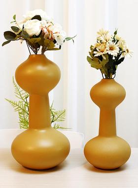 新中式瓶干花花摆件插创意玄关花酒装柜客厅摆设树脂工艺品w9000-