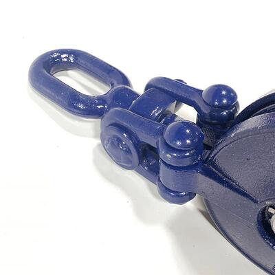 吊重滑车凹滑车捆绑滑车5吊T船槽用起重HPH装铁滑车重设备起滑轮