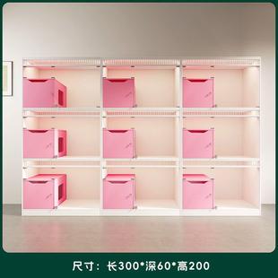 实木柜猫子豪华别猫墅大型猫舍繁育笼寄养笼宠物XMC店笼玻璃猫展