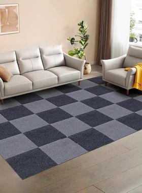 办直公地毯方块办公室cp#66083自拼接商全铺用满大粘面积水泥地面