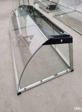 不UCY展锈钢防玻尘罩玻璃罩子熟食柜示柜凉菜小吃展柜摆摊璃罩垒