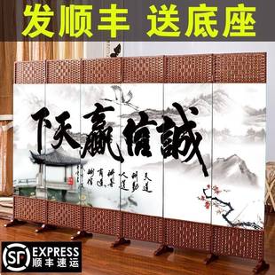 简易屏风折叠推挡拉移动房间隔断帘客厅用RHMLMNQZ进门家卧室遮挡