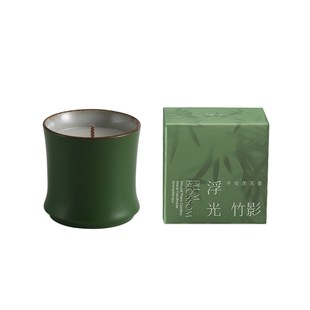 饰礼品摆件 香薰蜡烛礼盒创意竹型陶瓷高级感礼物生N日伴手礼装