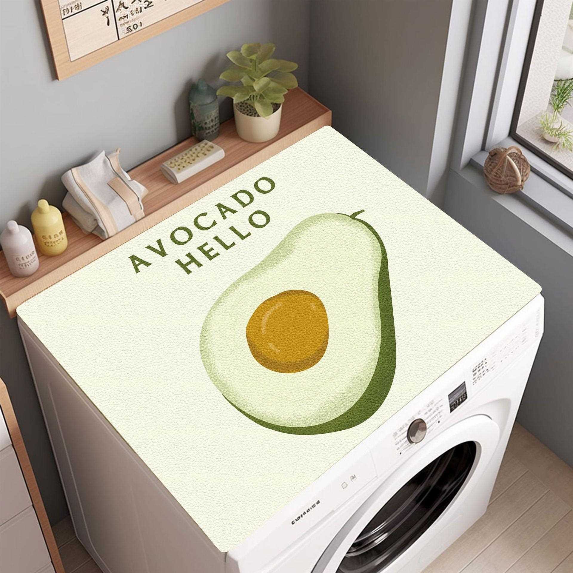 直销新款滚筒式洗衣机防尘罩套冰箱盖布防水防晒免洗盖垫子床头柜