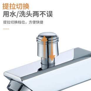 直销家用浴室双用洗脸盆冷热单孔水龙头带淋浴软管喷头花洒套 新款