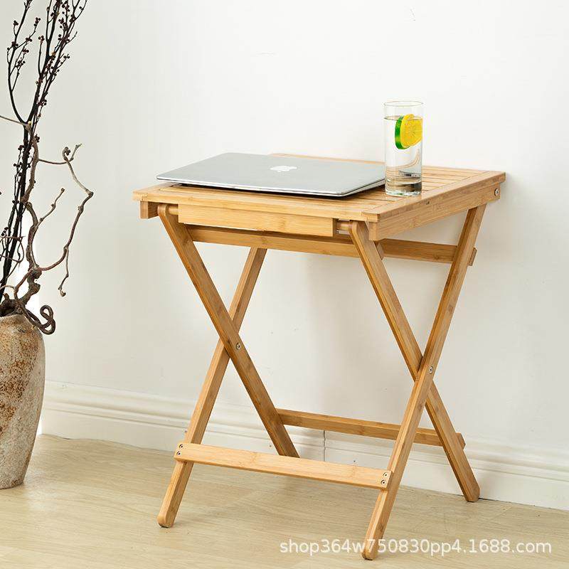 直销新款楠竹阳台折叠桌户外露营餐桌家用便捷免安装折叠桌简约小,住宅家具,折叠桌,淘宝优惠券,粉丝福利购,淘宝优惠卷