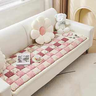 新款直销外贸单纯棉沙发垫子馒头垫布艺加厚坐垫四季通用防滑客厅