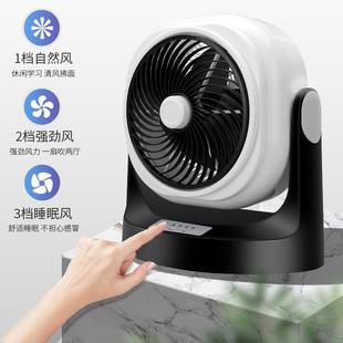 直销台式 新款 电风扇学生宿舍风扇迷你小风扇家用台扇落地扇转页扇