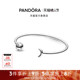 情人节礼物 Pandora潘多拉奥莱Moments星月开口素圈手镯925银