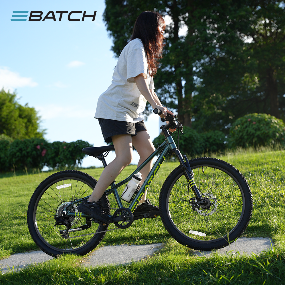 Batch百琦Y2山地自行车学生青少年首选上学通用24寸自行车