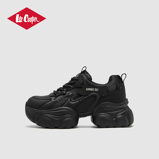 增高6cm软底时百搭休闲鞋 Lee 新款 女2026春款 Cooper厚底老爹鞋