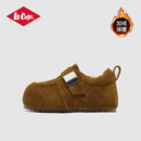 Lee Cooper厚底5.5CM勃肯鞋女2025年秋冬内增高小个子真皮博肯鞋