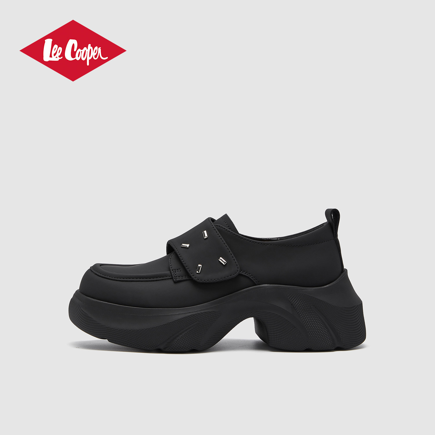 Lee Cooper丨6.5CM厚底乐福鞋女2026新款春季增高单鞋休闲小皮鞋,女鞋,乐福鞋（豆豆鞋）,淘宝优惠券,粉丝福利购,淘宝优惠卷