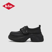 Cooper 增高单鞋 6.5CM厚底乐福鞋 Lee 女2026新款 春季 休闲小皮鞋