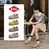 小土豆百搭女鞋 Lee 新款 一字搭扣单鞋 Cooper厚底勃肯鞋 女2026春季