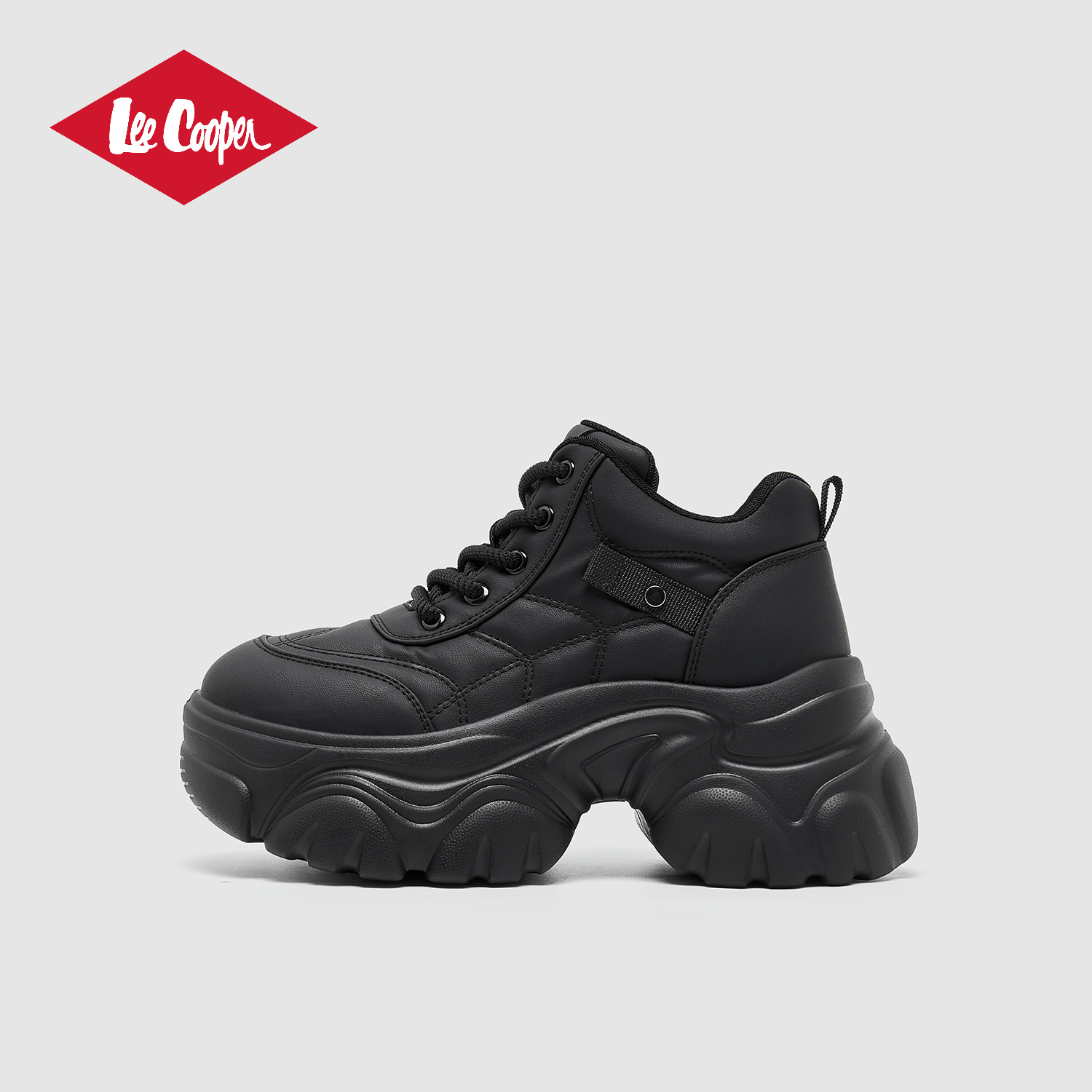 Lee Cooper老爹鞋春秋爆款女鞋休闲百搭增高时尚7cm跟高运动鞋女
