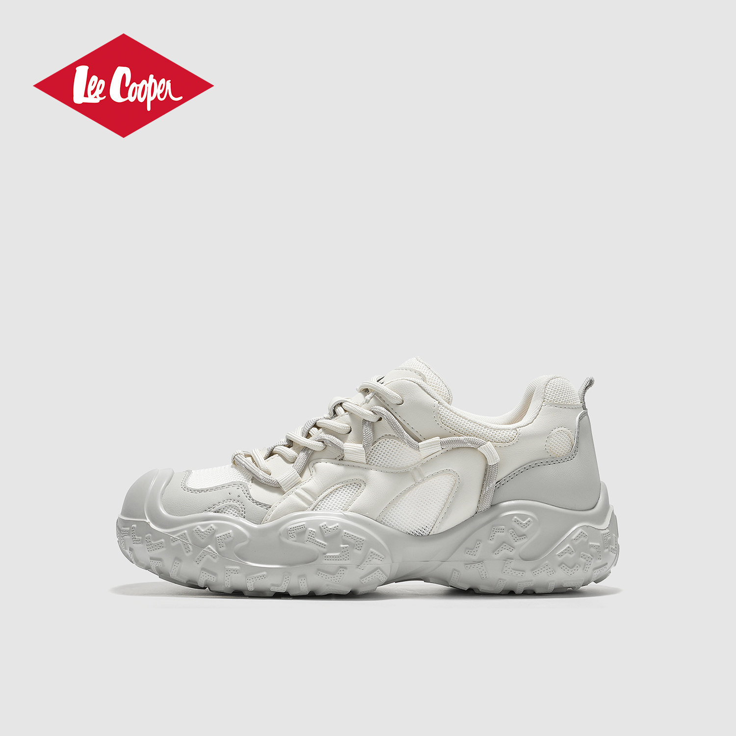 Lee Cooper厚底老爹鞋女夏季增高轻便登山运动轮胎鞋丑萌风德训鞋